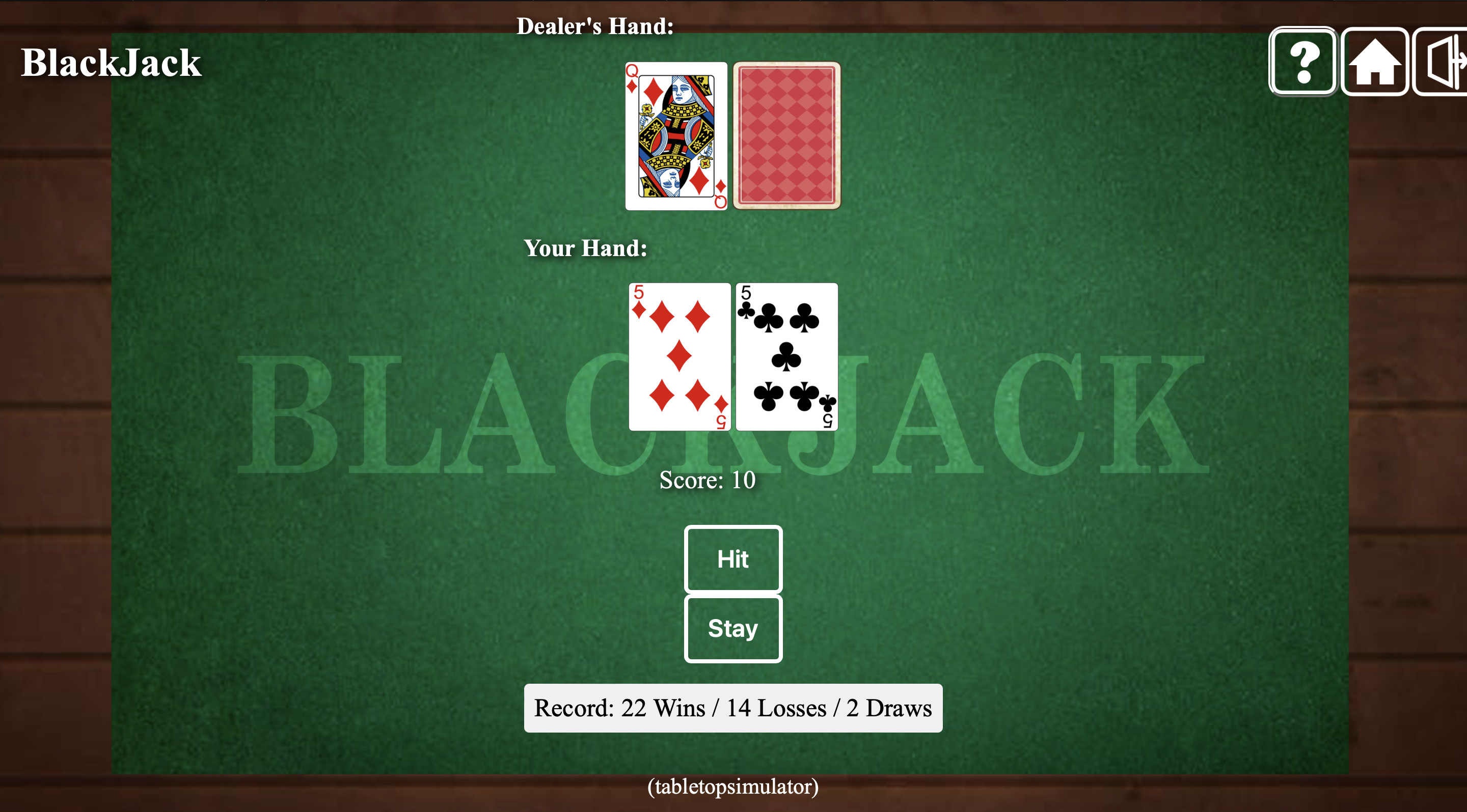 Project 1 - Black Jack Page